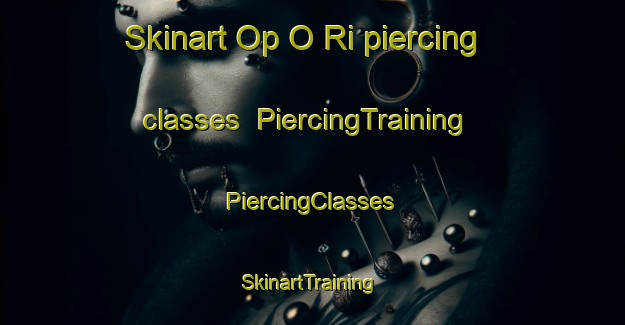 Skinart Op O Ri piercing classes | #PiercingTraining #PiercingClasses #SkinartTraining-Korea