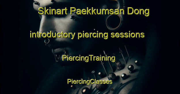 Skinart Paekkumsan Dong introductory piercing sessions | #PiercingTraining #PiercingClasses #SkinartTraining-Korea