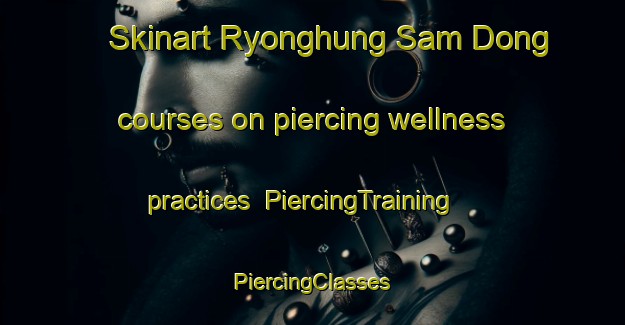 Skinart Ryonghung Sam Dong courses on piercing wellness practices | #PiercingTraining #PiercingClasses #SkinartTraining-Korea