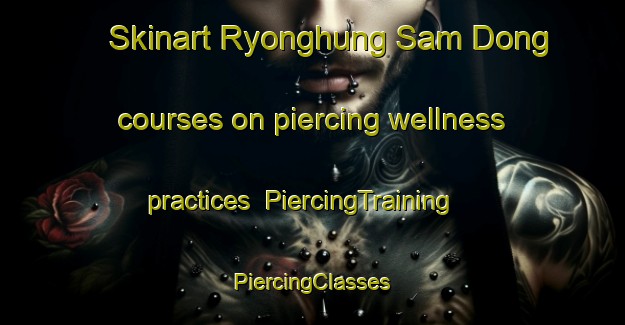 Skinart Ryonghung Sam Dong courses on piercing wellness practices | #PiercingTraining #PiercingClasses #SkinartTraining-Korea