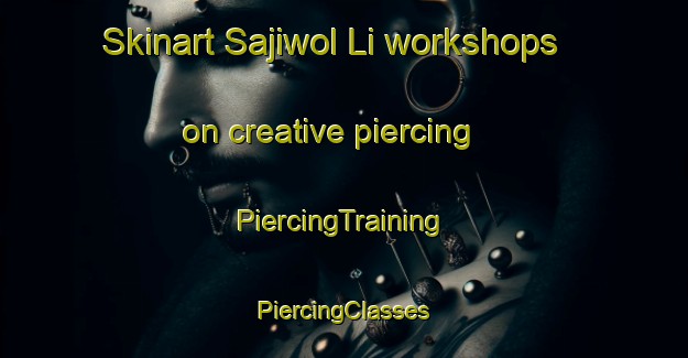 Skinart Sajiwol Li workshops on creative piercing | #PiercingTraining #PiercingClasses #SkinartTraining-Korea