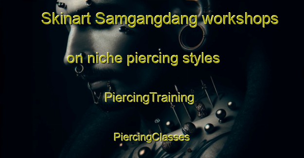 Skinart Samgangdang workshops on niche piercing styles | #PiercingTraining #PiercingClasses #SkinartTraining-Korea