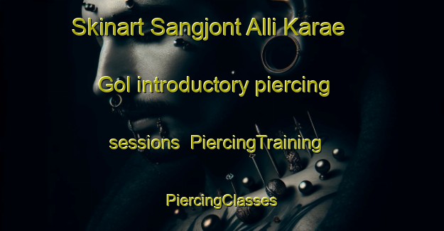 Skinart Sangjont Alli Karae Gol introductory piercing sessions | #PiercingTraining #PiercingClasses #SkinartTraining-Korea