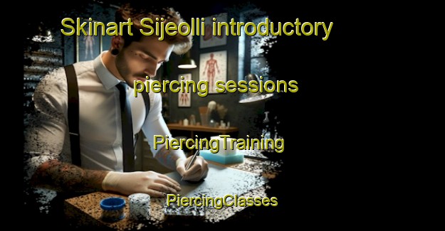 Skinart Sijeolli introductory piercing sessions | #PiercingTraining #PiercingClasses #SkinartTraining-Korea