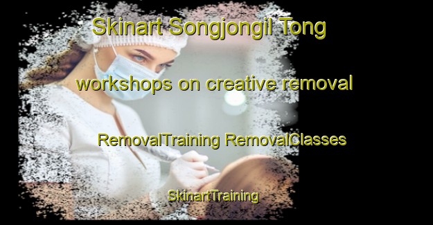 Skinart Songjongil Tong workshops on creative removal | #RemovalTraining #RemovalClasses #SkinartTraining-Korea