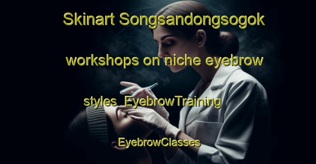 Skinart Songsandongsogok workshops on niche eyebrow styles | EyebrowTraining | EyebrowClasses | SkinartTraining-Korea
