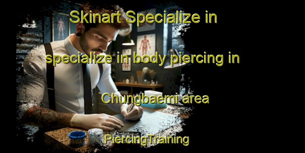 Skinart Specialize in specialize in body piercing in Chungbaemi area | PiercingTraining | PiercingClasses | SkinartTraining-Korea