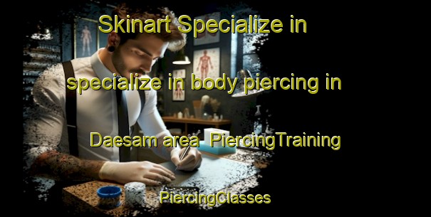 Skinart Specialize in specialize in body piercing in Daesam area | #PiercingTraining #PiercingClasses #SkinartTraining-Korea