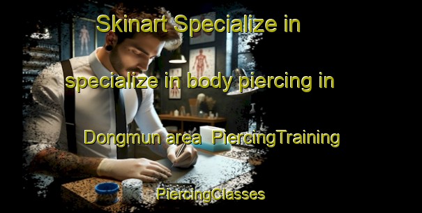 Skinart Specialize in specialize in body piercing in Dongmun area | #PiercingTraining #PiercingClasses #SkinartTraining-Korea