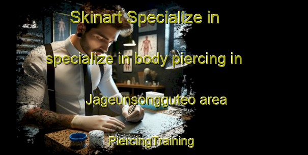 Skinart Specialize in specialize in body piercing in Jageunsongguteo area | #PiercingTraining #PiercingClasses #SkinartTraining-Korea