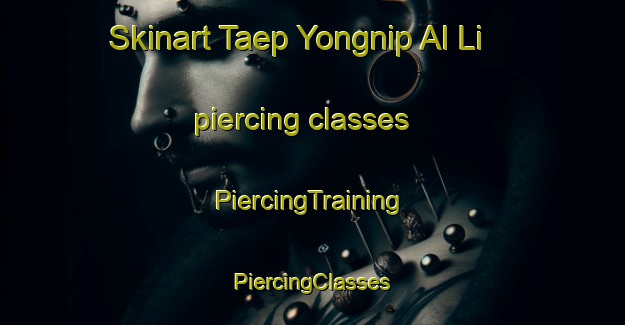 Skinart Taep Yongnip Al Li piercing classes | #PiercingTraining #PiercingClasses #SkinartTraining-Korea