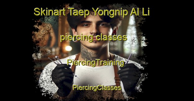 Skinart Taep Yongnip Al Li piercing classes | #PiercingTraining #PiercingClasses #SkinartTraining-Korea