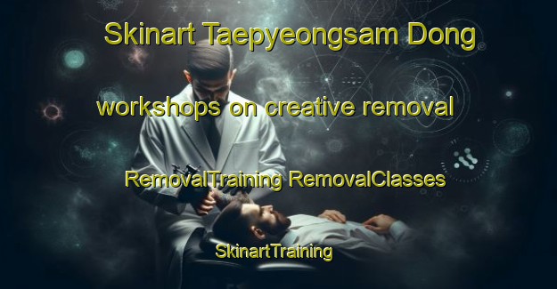 Skinart Taepyeongsam Dong workshops on creative removal | #RemovalTraining #RemovalClasses #SkinartTraining-Korea