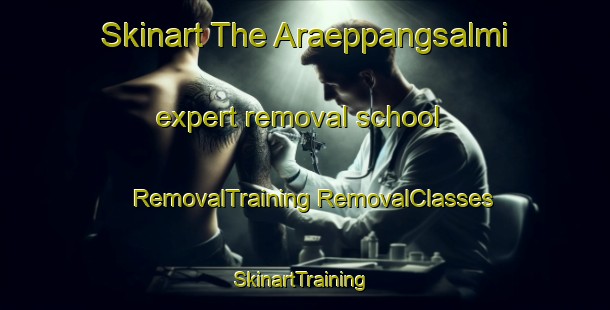 Skinart The Araeppangsalmi expert removal school | #RemovalTraining #RemovalClasses #SkinartTraining-Korea