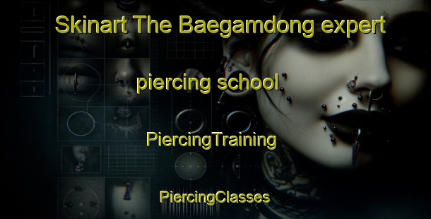 Skinart The Baegamdong expert piercing school | #PiercingTraining #PiercingClasses #SkinartTraining-Korea