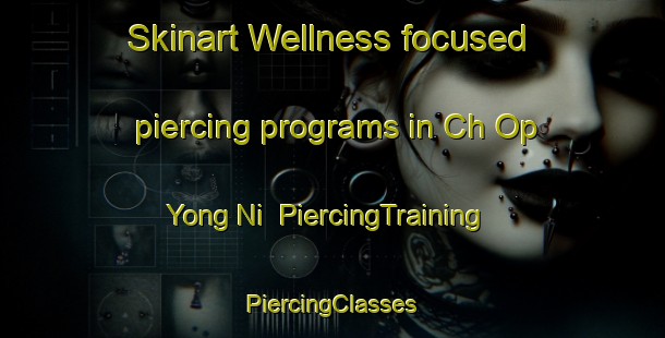 Skinart Wellness-focused piercing programs in Ch Op Yong Ni | #PiercingTraining #PiercingClasses #SkinartTraining-Korea