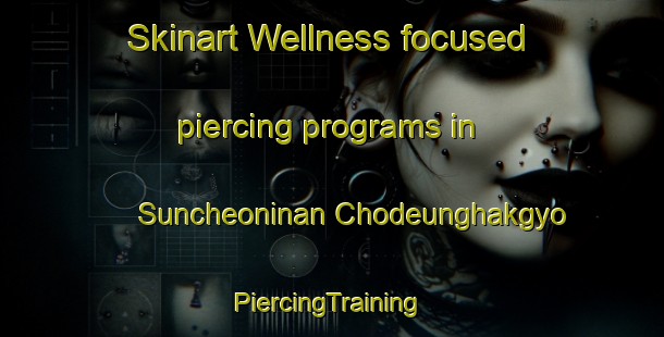 Skinart Wellness-focused piercing programs in Suncheoninan Chodeunghakgyo | #PiercingTraining #PiercingClasses #SkinartTraining-Korea