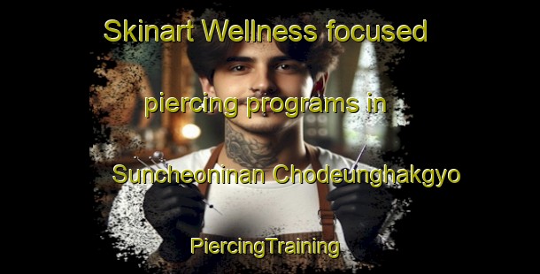 Skinart Wellness-focused piercing programs in Suncheoninan Chodeunghakgyo | #PiercingTraining #PiercingClasses #SkinartTraining-Korea