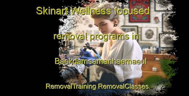 Skinart Wellness-focused removal programs in Baekdamsamanhaemaeul | #RemovalTraining #RemovalClasses #SkinartTraining-Korea