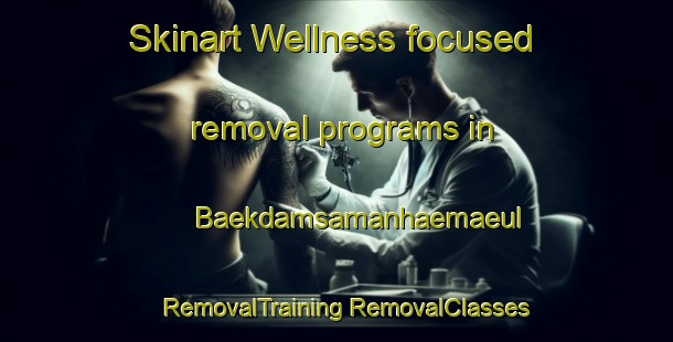 Skinart Wellness-focused removal programs in Baekdamsamanhaemaeul | #RemovalTraining #RemovalClasses #SkinartTraining-Korea