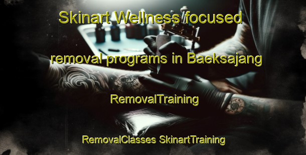 Skinart Wellness-focused removal programs in Baeksajang | #RemovalTraining #RemovalClasses #SkinartTraining-Korea