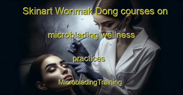 Skinart Wonmak Dong courses on microblading wellness practices | #MicrobladingTraining #MicrobladingClasses #SkinartTraining-Korea