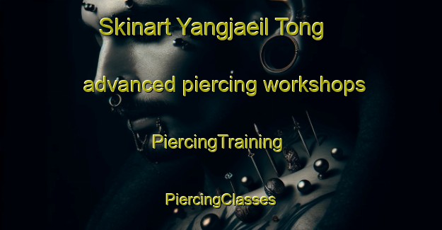 Skinart Yangjaeil Tong advanced piercing workshops | #PiercingTraining #PiercingClasses #SkinartTraining-Korea