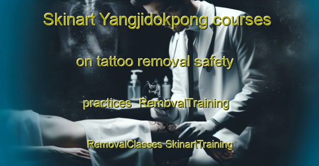 Skinart Yangjidokpong courses on tattoo removal safety practices | #RemovalTraining #RemovalClasses #SkinartTraining-Korea