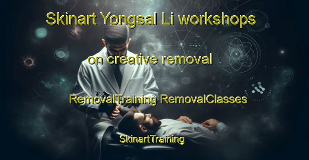 Skinart Yongsal Li workshops on creative removal | #RemovalTraining #RemovalClasses #SkinartTraining-Korea